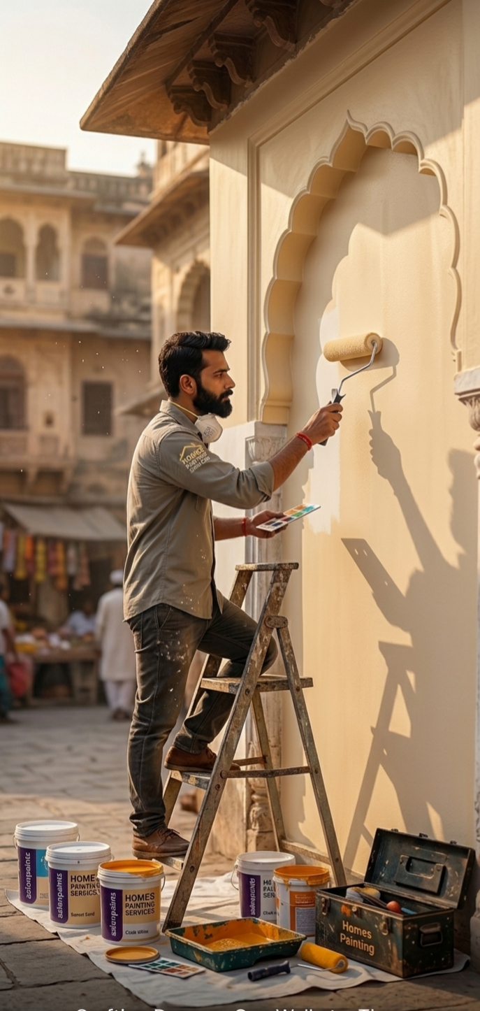 "अपने घर को दें एक नया निखार: होम पेंटिंग टिप्स" या "किफायती दामों में घर की पुताई कैसे करवाएं"।